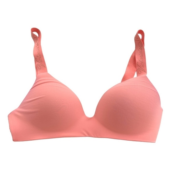 Victoria's Secret Wireless Lightly Lined T-Shirt Bra Black Stretchy Comfy 32C - Picture 1 of 7